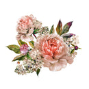 Lilac and Peonies Wallpaper