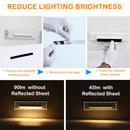 STLA07 6 Pack Low Voltage 3CCT 2700K/4000K/6000K LED Step Lights Outdoor, 2.5W Accent Lighting Fixtures