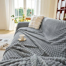 Thick Plush Non-Slip Sofa Throw Cover, Warm Soft Faux Fur Couch Protector for Winter