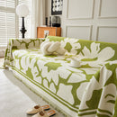 Chenille Floral Soft Thick Reversible Blanket Covers for Couch, Couch Protector Blanket Cover Sofa