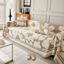 Chenille Floral Soft Thick Reversible Blanket Covers for Couch, Couch Protector Blanket Cover Sofa