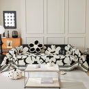 Chenille Floral Soft Thick Reversible Blanket Covers for Couch, Couch Protector Blanket Cover Sofa