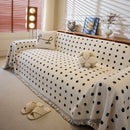 Decorative Plush Textured Woven Sofa Cover Throw, Cozy Soft Couch Protector Blanket