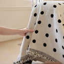Decorative Plush Textured Woven Sofa Cover Throw, Cozy Soft Couch Protector Blanket