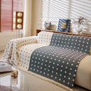 Decorative Plush Textured Woven Sofa Cover Throw, Cozy Soft Couch Protector Blanket