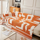 Chenille Abstract Soft Thick Reversible Oversized Couch Cover Blanket, Blanket on Sofa and The Couch