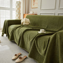 Herringbone Oversized Chenille Couch Throw Cover Sofa Slipcovers Couch Covers for Sectional Couches
