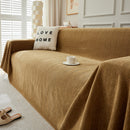 Herringbone Oversized Chenille Couch Throw Cover Sofa Slipcovers Couch Covers for Sectional Couches