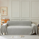 Herringbone Oversized Chenille Couch Throw Cover Sofa Slipcovers Couch Covers for Sectional Couches
