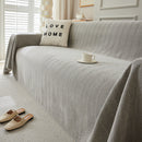 Herringbone Oversized Chenille Couch Throw Cover Sofa Slipcovers Couch Covers for Sectional Couches