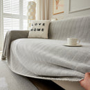 Herringbone Oversized Chenille Couch Throw Cover Sofa Slipcovers Couch Covers for Sectional Couches
