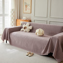 Herringbone Oversized Chenille Couch Throw Cover Sofa Slipcovers Couch Covers for Sectional Couches