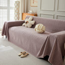 Herringbone Oversized Chenille Couch Throw Cover Sofa Slipcovers Couch Covers for Sectional Couches
