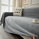 Herringbone Oversized Chenille Couch Throw Cover Sofa Slipcovers Couch Covers for Sectional Couches