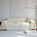 Chenille Thickened Solid Couch Blanket Throws, Reversible Couch Covers for Sectional Couches