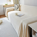 Chenille Thickened Solid Couch Blanket Throws, Reversible Couch Covers for Sectional Couches