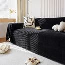 Chenille Thickened Solid Couch Blanket Throws, Reversible Couch Covers for Sectional Couches