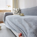 Chenille Thickened Solid Couch Blanket Throws, Reversible Couch Covers for Sectional Couches