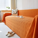 Textured Chenille Sofa Cover Throw, Soft Washable Couch Blanket Protector for Pets