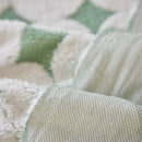 Geometric Jacquard Plush Warm Sofa Couch Cover Coral Fleece Throw Blanket for Couch