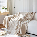 Textured Chenille Sofa Cover Throw, Soft Washable Couch Blanket Protector for Pets