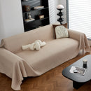 Waterproof Waffle Lattice Sofa Throw, Sofa Towel Cover for Couches, Simple Sofa Cover Blanket