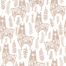 Beige Lamas Wallpaper