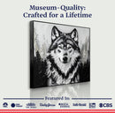 3D Wolf Wall Art IV