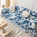Chenille Sofa Cover Blanket, Couch Cover Blanket Throws for Couches Living Room Furniture Throw Covers