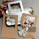 Slim Rectangle Scrapbooking Cutting Die by Wizardi QJ08