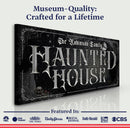 Personalized Haunted House Halloween Sign III