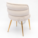 NADOR White Accent Chair