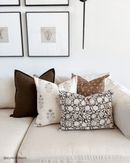 Gávea Solid Color Pillow Cover | Brown