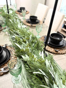 Ready to Ship - 9’ Artificial Real-Touch Cedar and Long Leaf Eucalyptus Garland