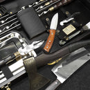 "Jotun" BBQ Tools Skewers Set in a Wooden Case, 32 items