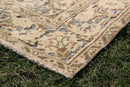 Vintage Carved Handmade Unique Rug  4'5'' X 8'7''