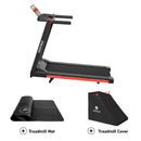 DeerRun A1 Pro Move+  6% Incline Foldable Treadmill——2025 Upgraded Chip & NFC Support | 350Lbs, 10mph Black