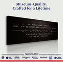 But Home Was a Dream Lyrics Wall Sign