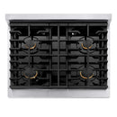 ZLINE 30 " Gas Range, Convection Oven Stainless Steel, Gold , SGRZ-30-G