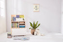 calla Solid Wood Jigsaw Shelf with Removable Legs