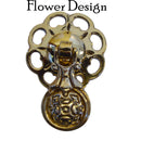 Medallion Style Pendant Pull w/ Back Plate Options