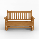 Keystone Amish Co. Franklin Red Cedar Porch Glider
