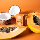 Coconut Papaya Bar Soap | 4 oz | Pacha Soap Company