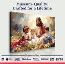 Jesus With Children Faith Wall Art VIII