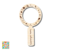 Unfinished Wood Explorer Scavenger Hunt Magnifying Glass | Wild at Play | 1pc |  8" | 1/4" Wood | DIY Craft Cutout |