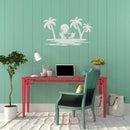 Beach View Metal Wall Art – Coastal Ocean Scenic Wall Decor
