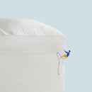 Extra Fluffy Mattress Pad Deep Pockets White