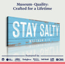 Stay Salty Coastal Sign IV