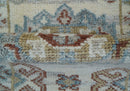 Traditional Design Ivory Hand knotted 2x3 Wool Area Rug