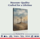 Three Crosses on Calvary Faith Wall Art II